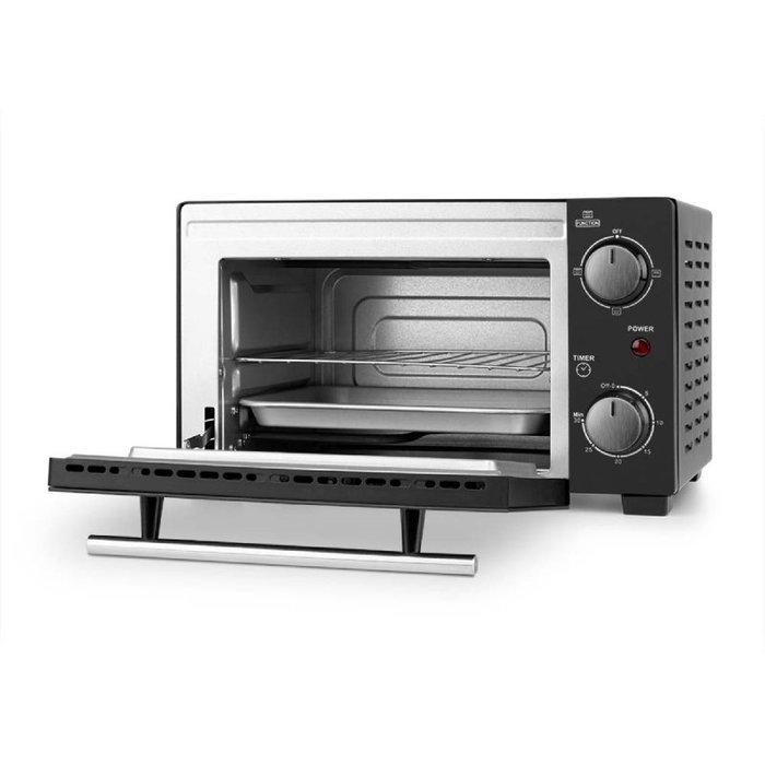 Orbegozo HO 985 Horno Eléctrico de Sobremesa, 800W, 10 Litros de Capacidad, Negro, Incluye Bandeja y Rejilla